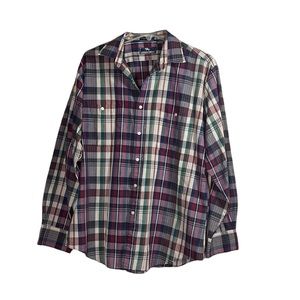 10. Vintage Long Sleeve Steeplechase Dress Shirt Large